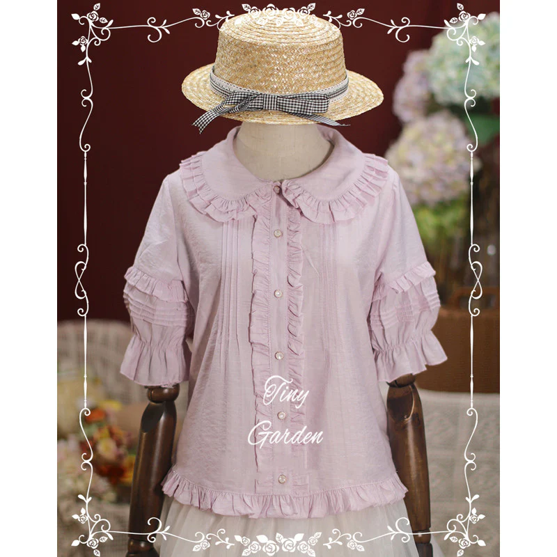 Robin - Kawaii Lolita Short Sleeve Blouse - Image 4