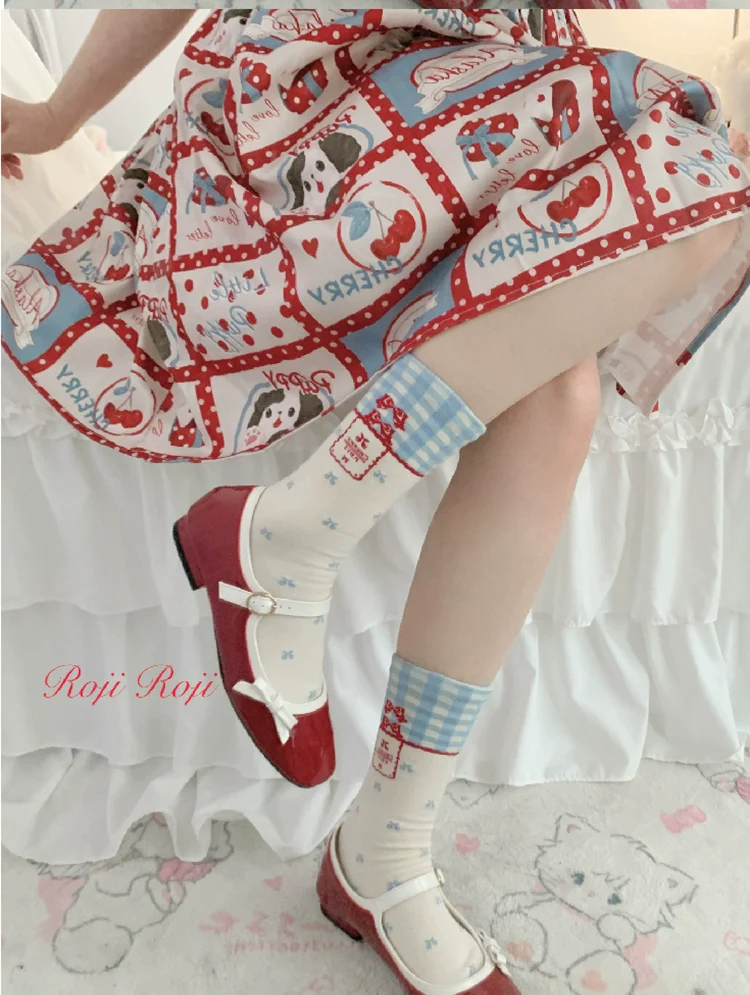 Roji Roji - Kawaii Lolita Socks Bows Sock for Spring/Summer Wear - Image 5