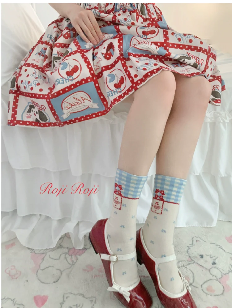 Roji Roji - Kawaii Lolita Socks Bows Sock for Spring/Summer Wear - Image 7
