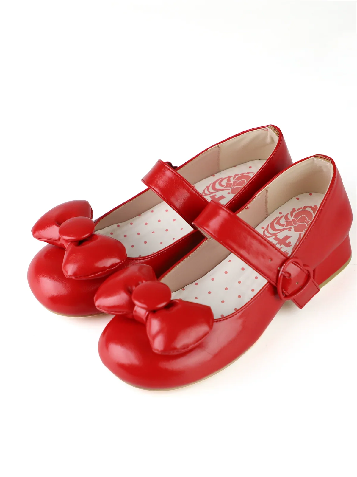 MODO - Showa Kaleidoscope - Kawaii Lolita Solid Shoes With Cute Round Toe and Bow - Image 12