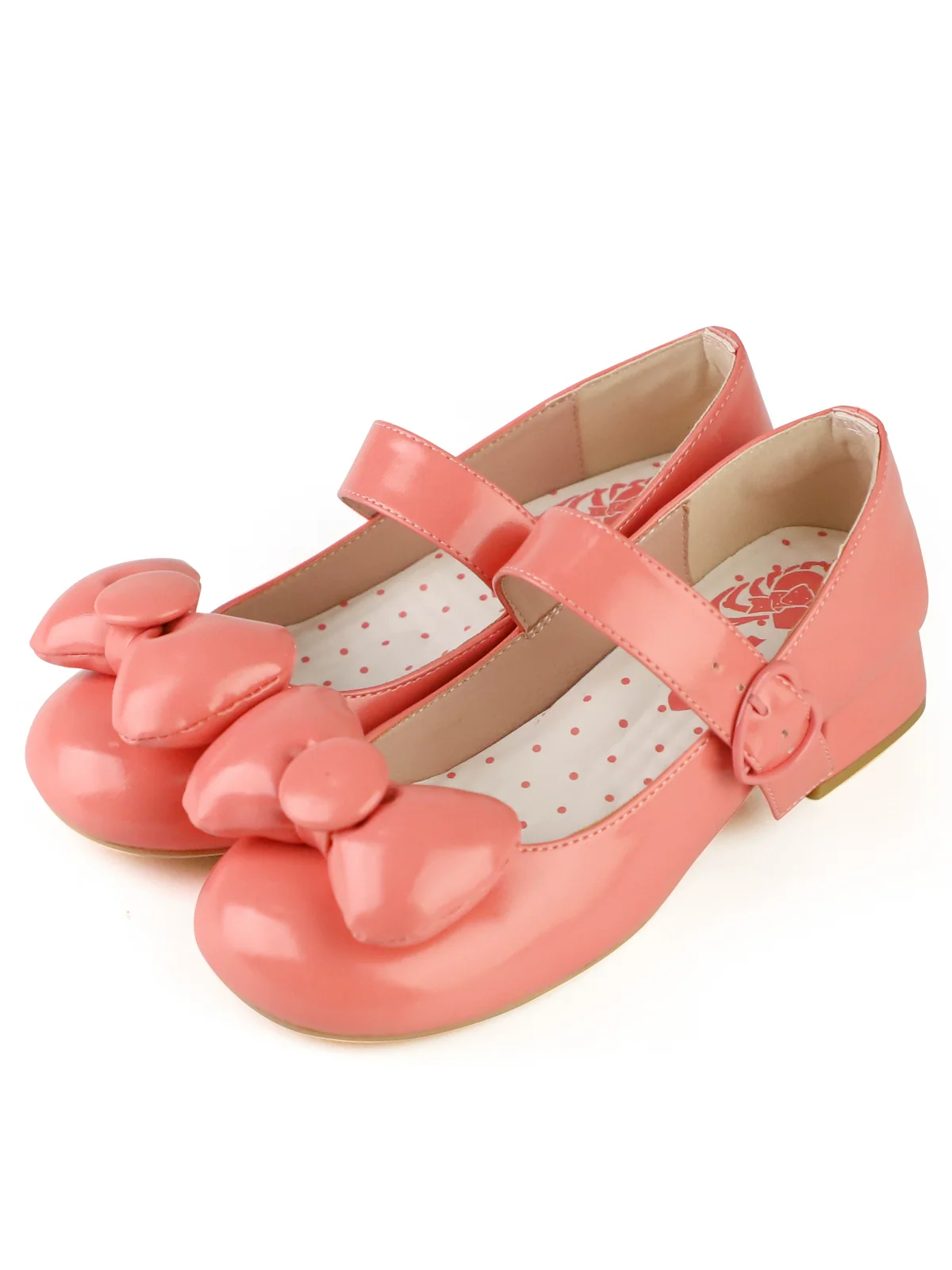 MODO - Showa Kaleidoscope - Kawaii Lolita Solid Shoes With Cute Round Toe and Bow - Image 13