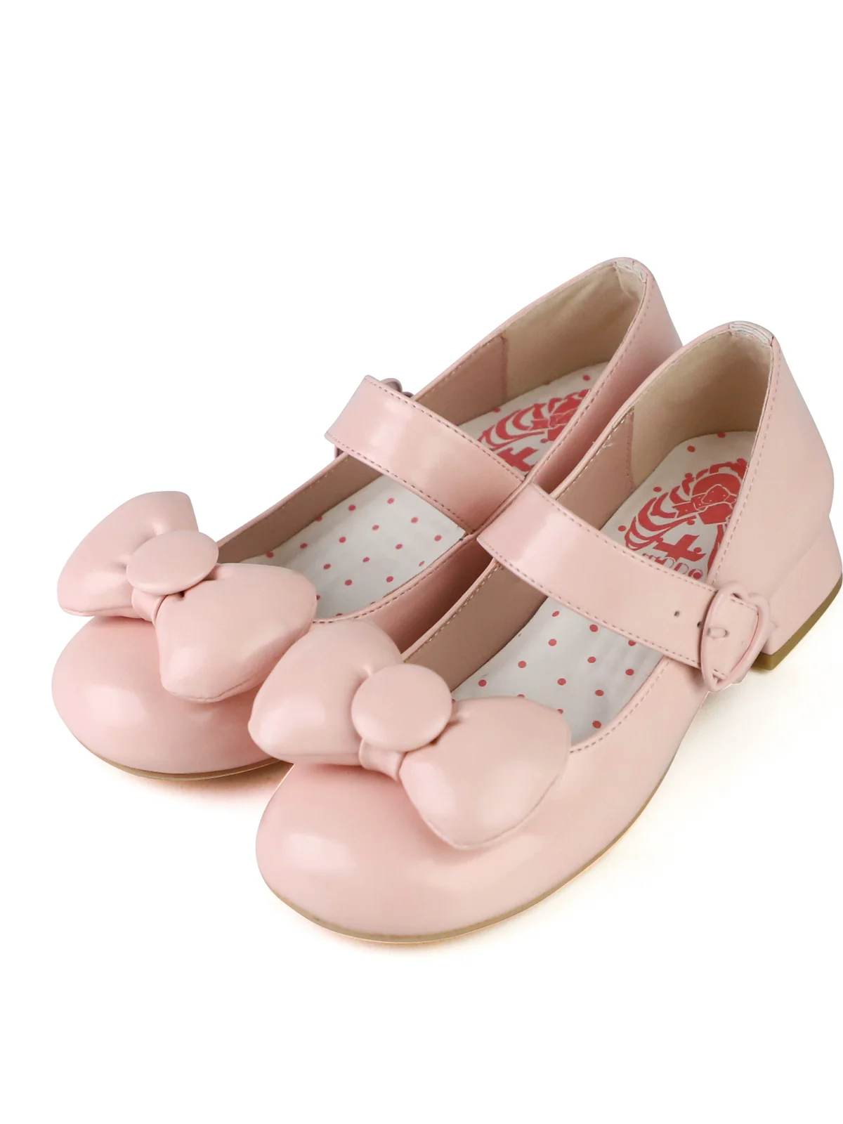 MODO - Showa Kaleidoscope - Kawaii Lolita Solid Shoes With Cute Round Toe and Bow - Image 15