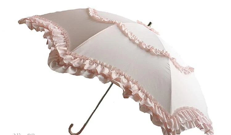 Whale Island - Kawaii Lolita Parasol Daily Lolita Two-folded Umbrella - Image 5