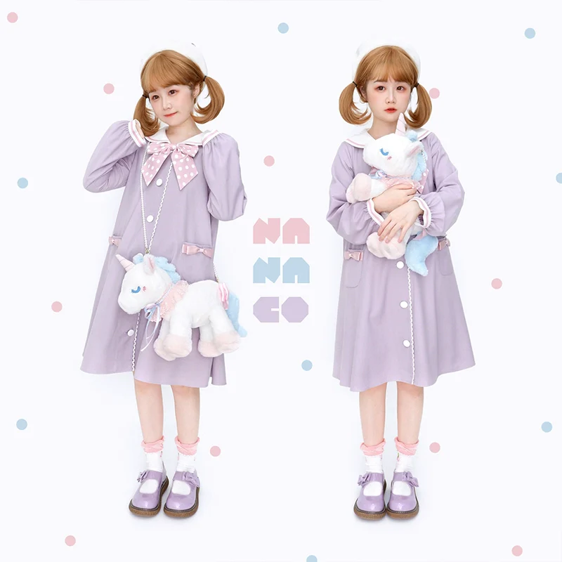 NANACO - Kawaii Lolita Unicorn Messenger Bag Doll Shoulder Bag - Image 4