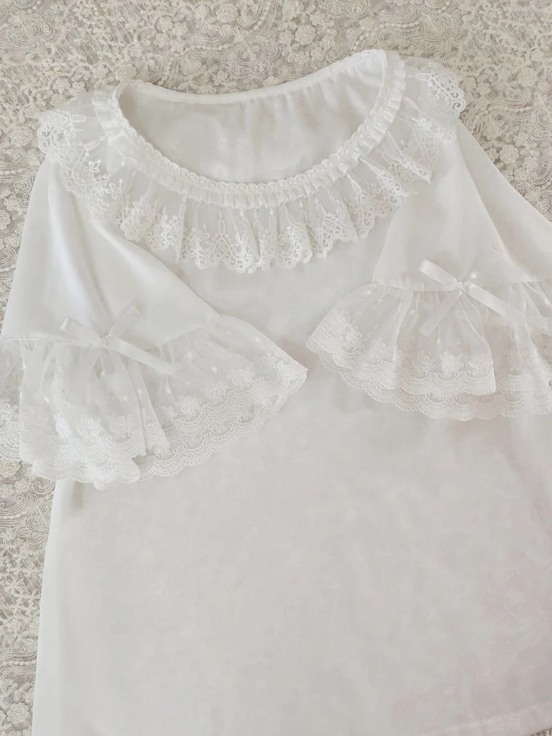Kawaii Summer Innerwear Lolita Shirt - Image 4