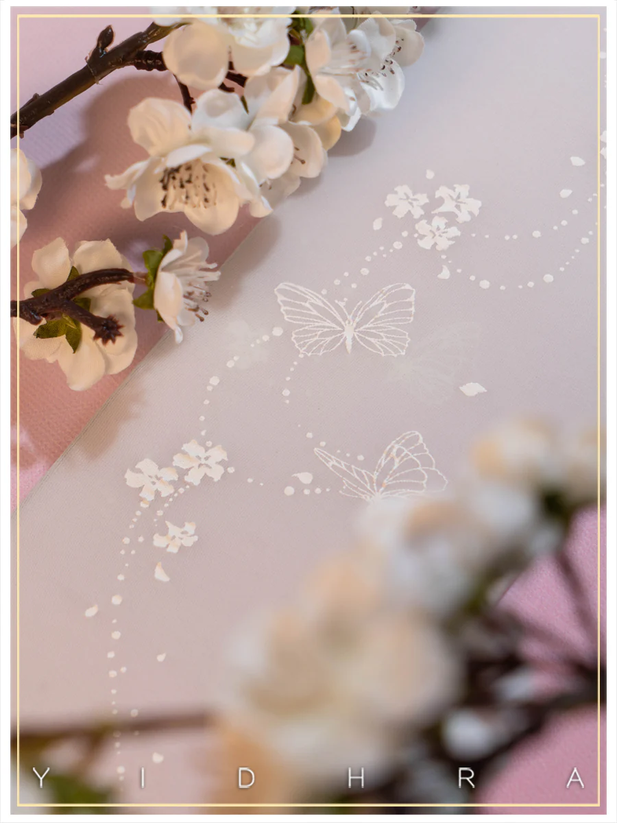 Yidhra - Butterfly Flowers - Summer 20D Velvet Lolita Tights - Image 5