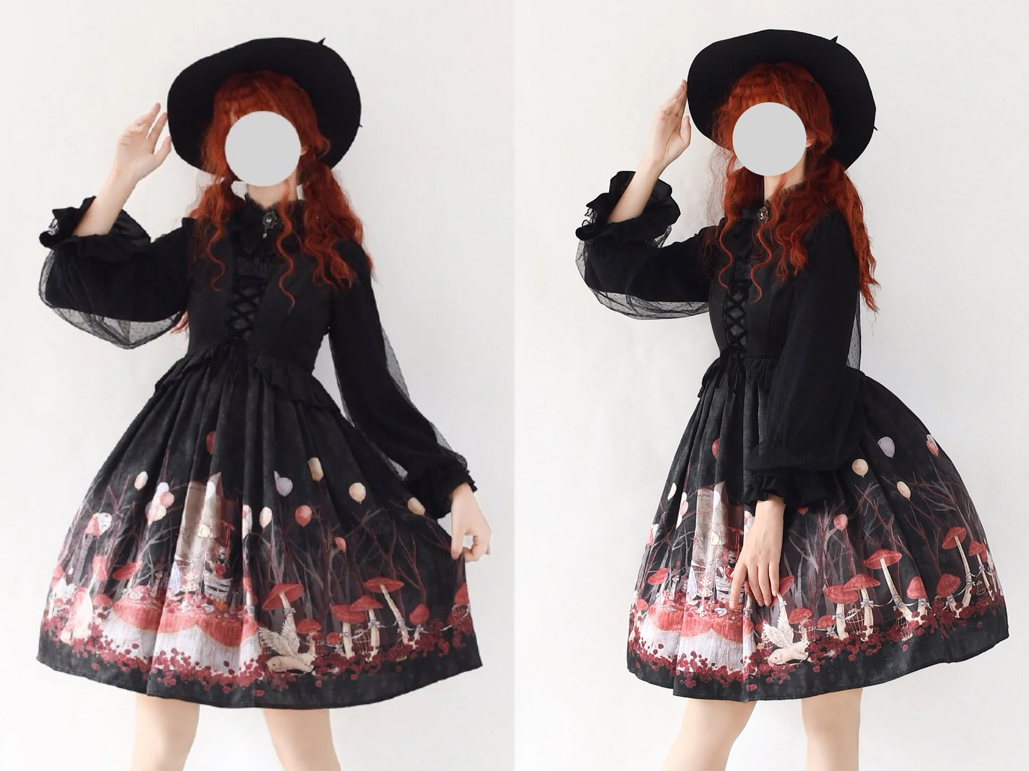 Kencrlo - Dim Moonlight - Classic Lolita Chiffon Yarn Inner Blouse - Image 13