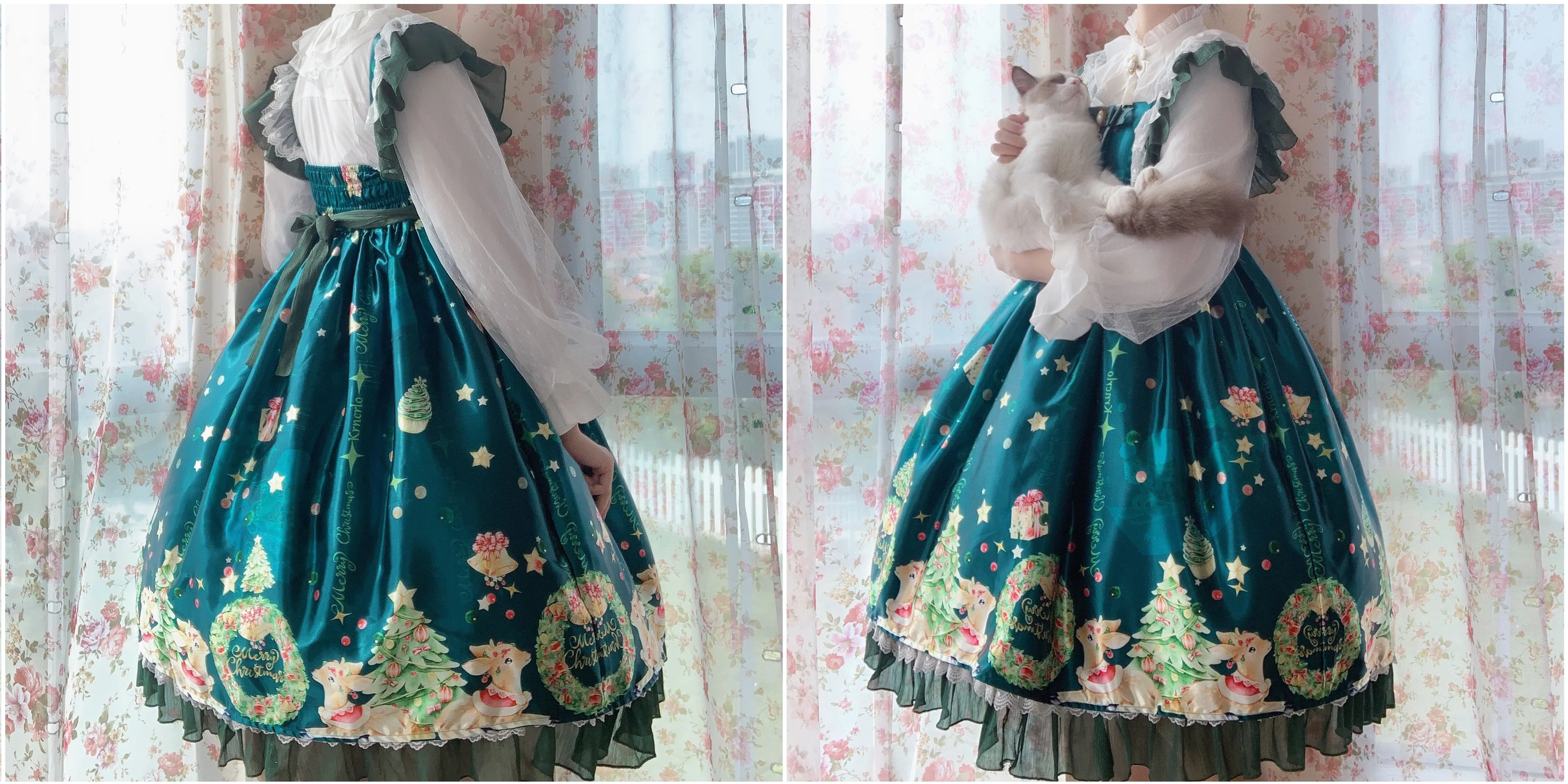 Kencrlo - Dim Moonlight - Classic Lolita Chiffon Yarn Inner Blouse - Image 15