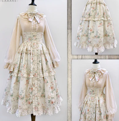 Kencrlo - Dim Moonlight - Classic Lolita Chiffon Yarn Inner Blouse - Image 36