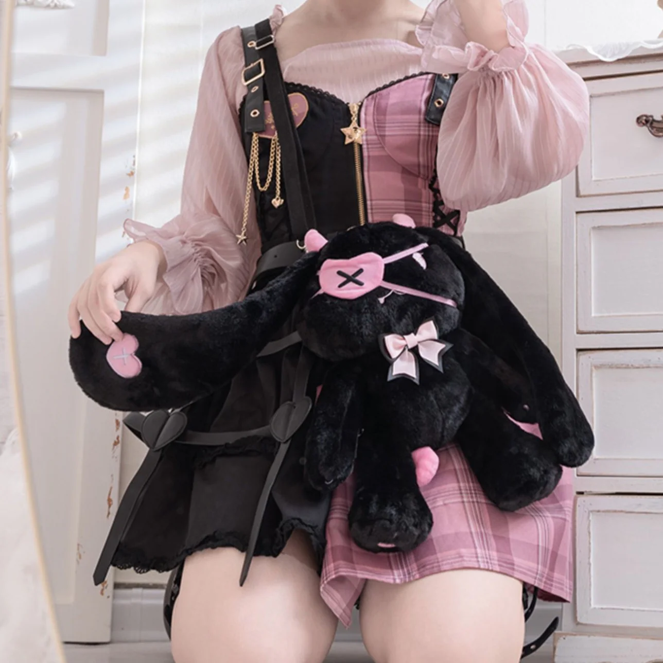 KOKO Devil Rabbit - Kawaii Furry Rabbit Lolita Bag - Image 8