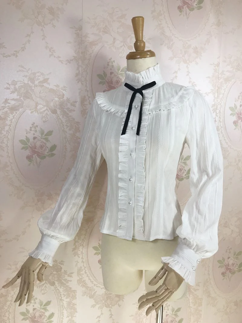 Korean Fashion Cotton Lolita Blouse
