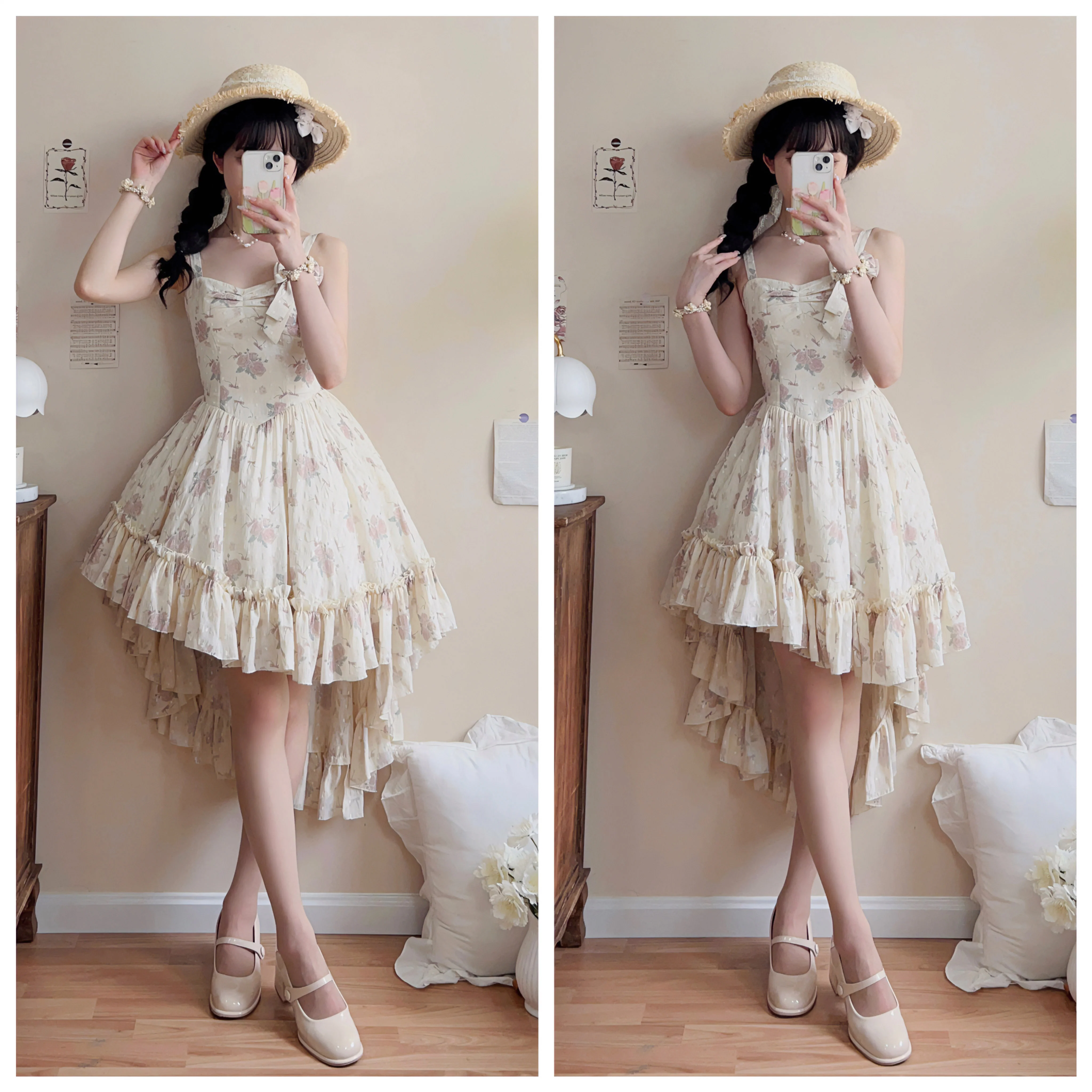 KuMa Lolita - Twilight Rose - Sweet Lolita Dress Sweater and JSK - Image 13