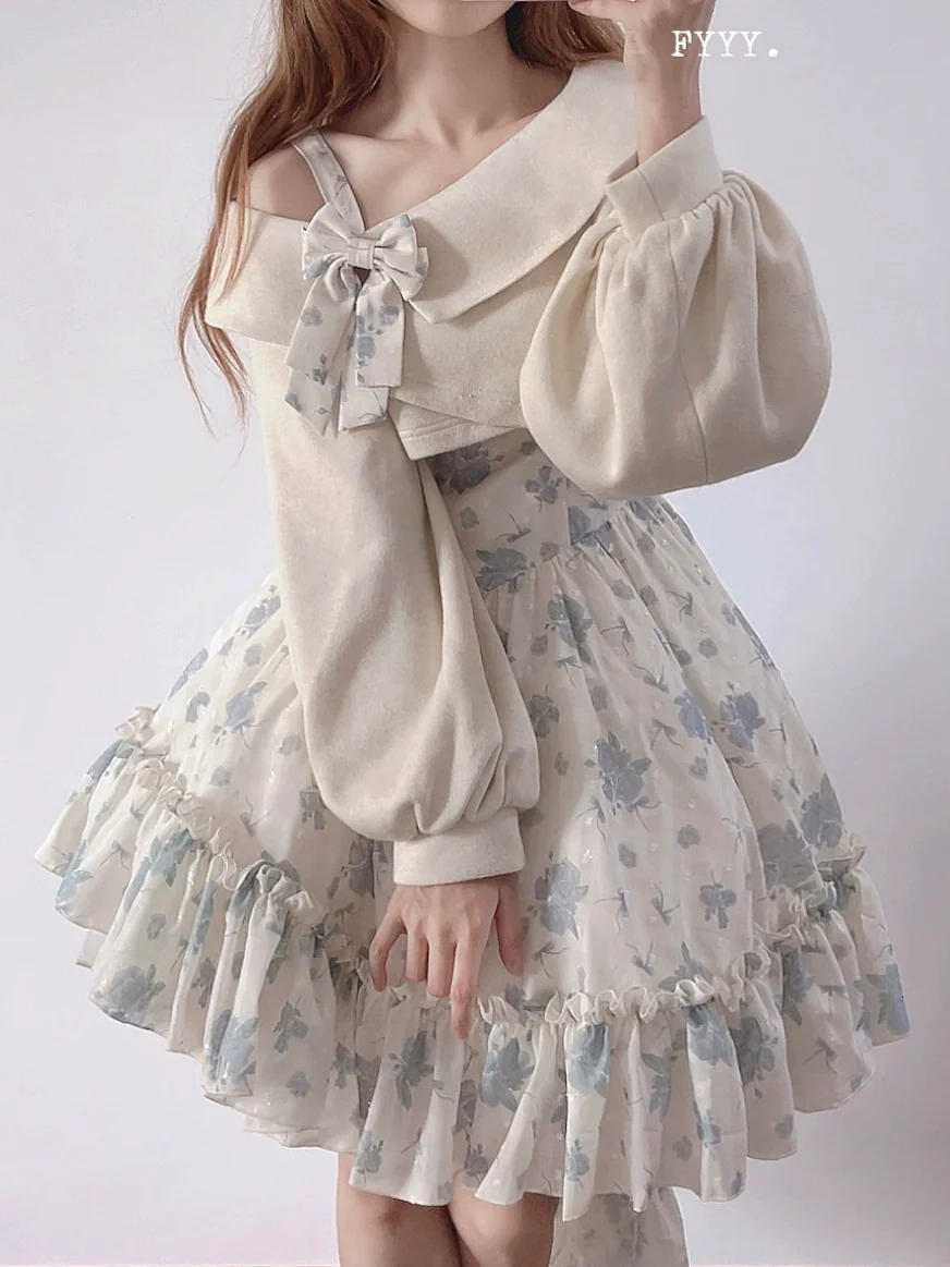 KuMa Lolita - Twilight Rose - Sweet Lolita Dress Sweater and JSK - Image 14