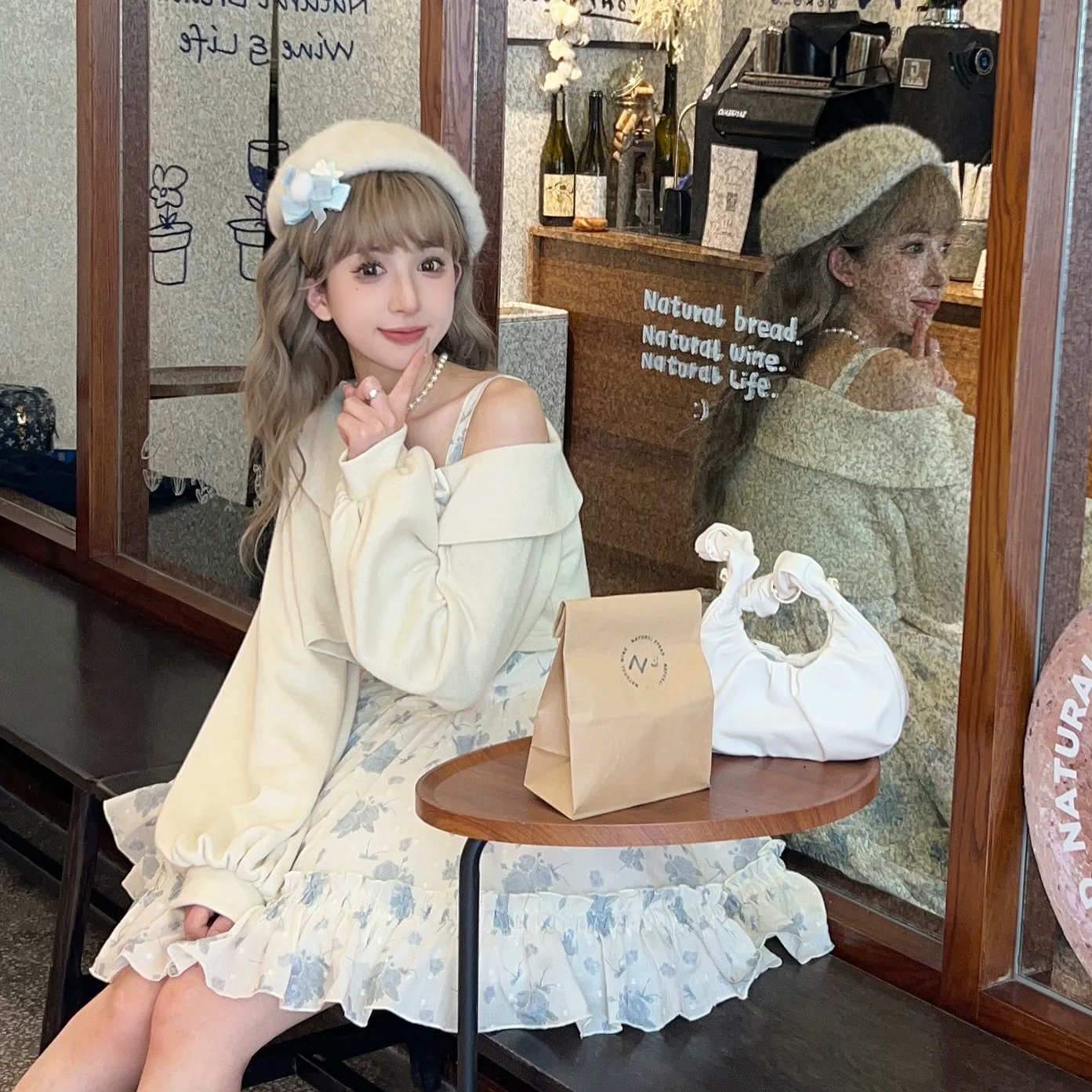 KuMa Lolita - Twilight Rose - Sweet Lolita Dress Sweater and JSK - Image 20