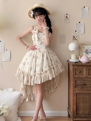 KuMa Lolita - Twilight Rose - Sweet Lolita Dress Sweater and JSK - Image 3