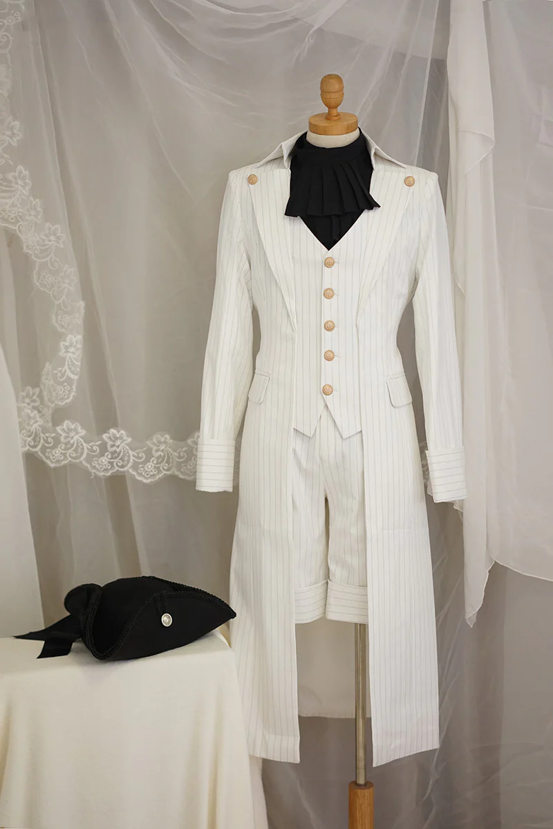 Ouji Lolita Stripes Middle Length Shorts - Image 3