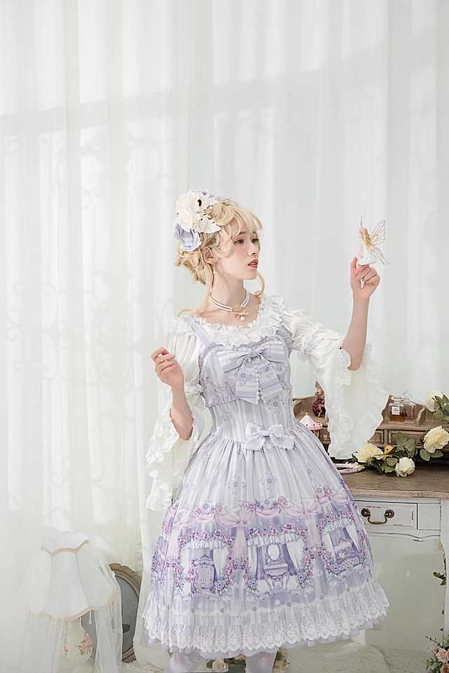 Pearl Chain Lace Bow Lolita Kawaii Necklace - Image 7
