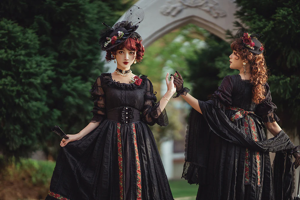 Miss point - Sally's Garden - Lace Cotton Lolita Shawl - Image 10