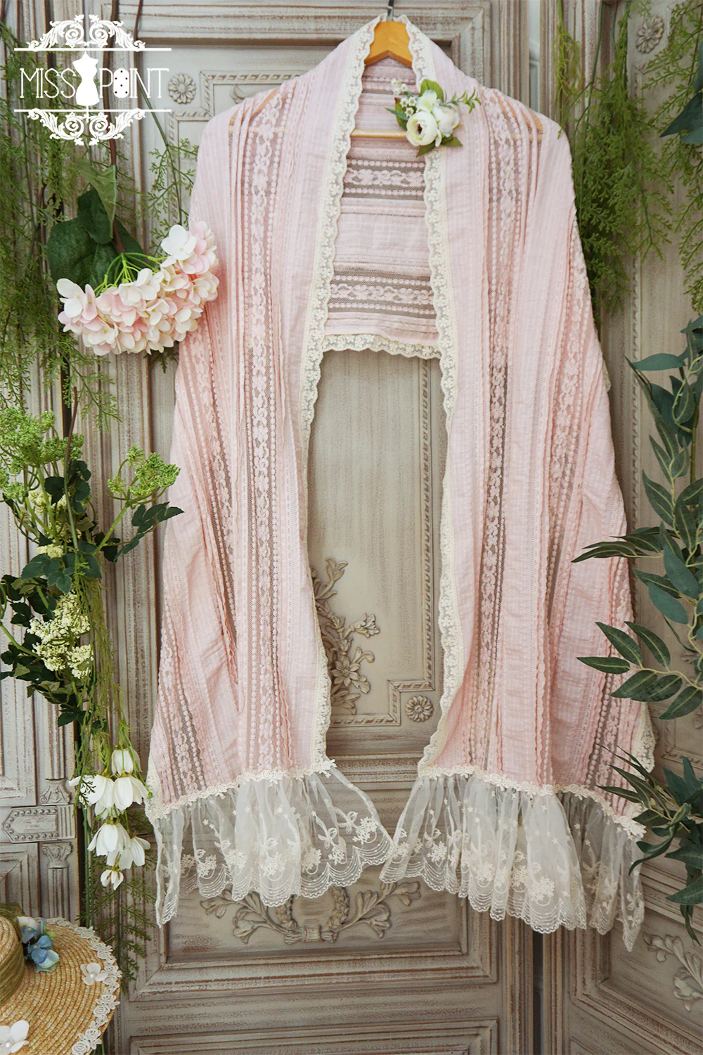 Miss point - Sally's Garden - Lace Cotton Lolita Shawl - Image 19