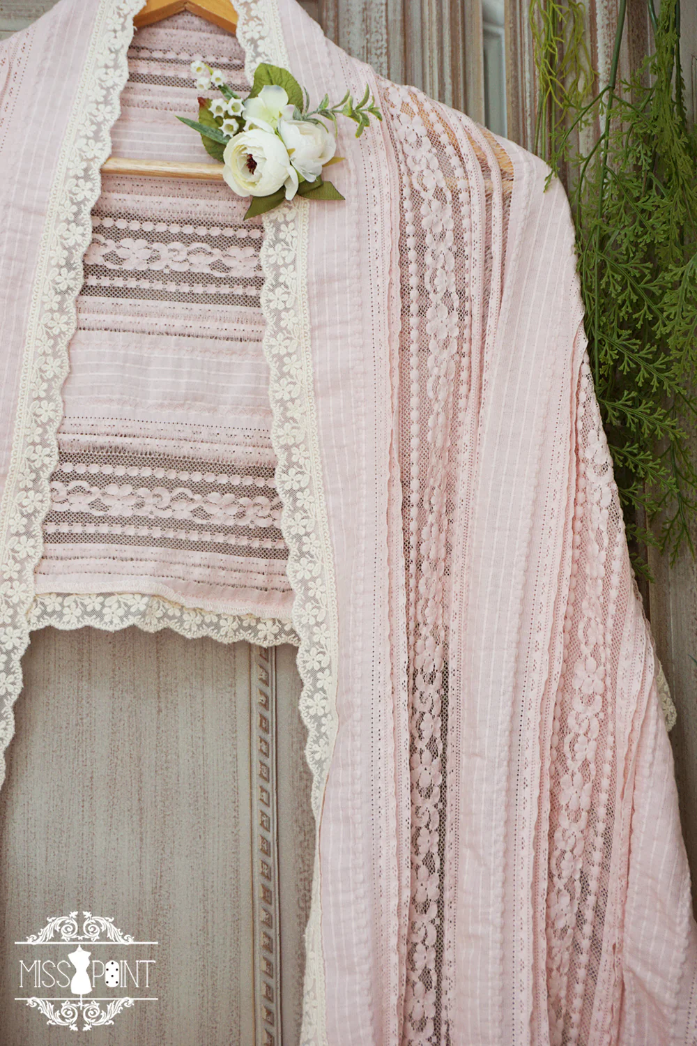 Miss point - Sally's Garden - Lace Cotton Lolita Shawl - Image 20