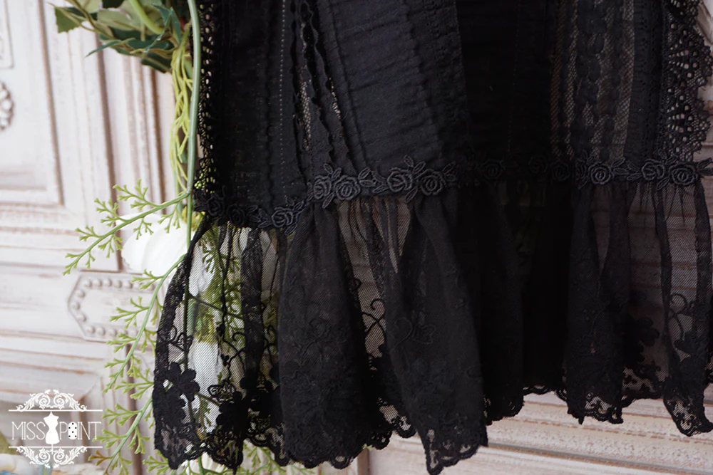 Miss point - Sally's Garden - Lace Cotton Lolita Shawl - Image 23