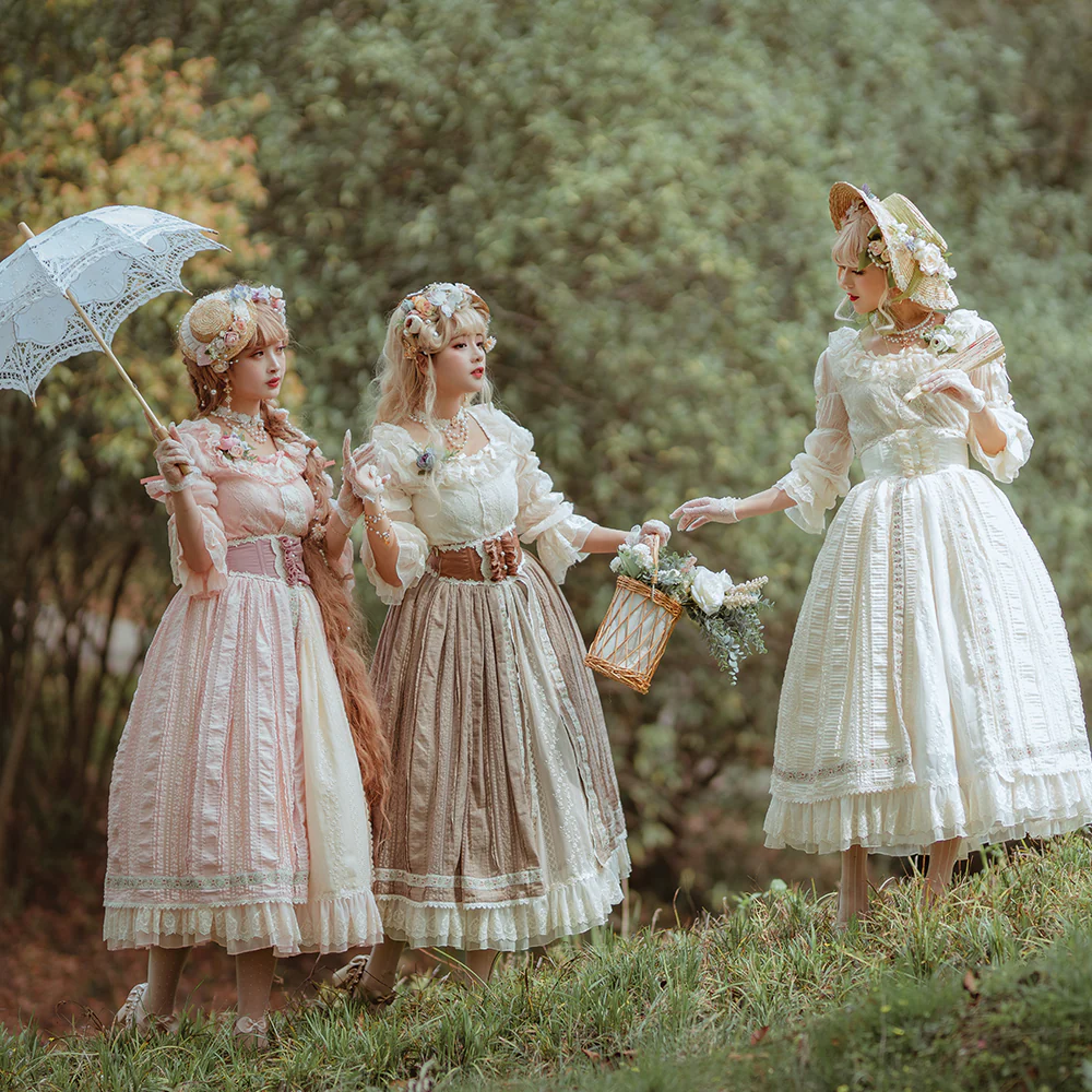 Miss point - Sally's Garden - Lace Cotton Lolita Shawl - Image 3