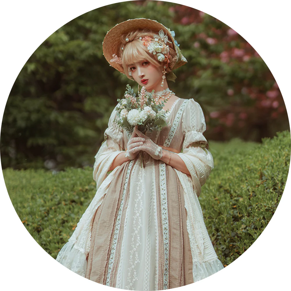 Miss point - Sally's Garden - Lace Cotton Lolita Shawl - Image 8