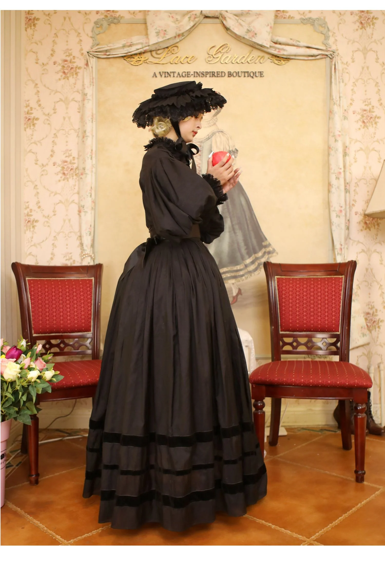 Cool Summer - Vintage Lolita Victorian Shirt - Image 11