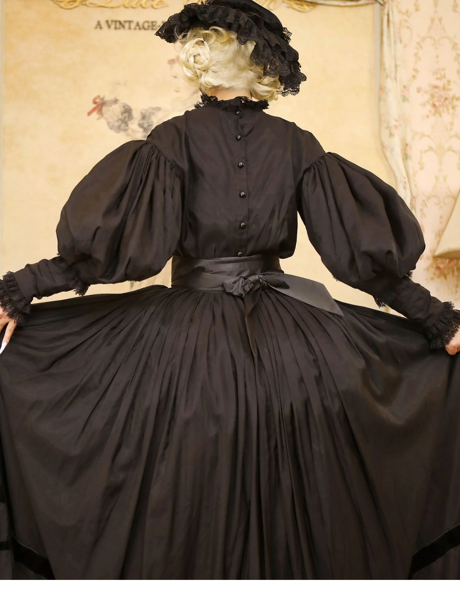 Cool Summer - Vintage Lolita Victorian Shirt - Image 12