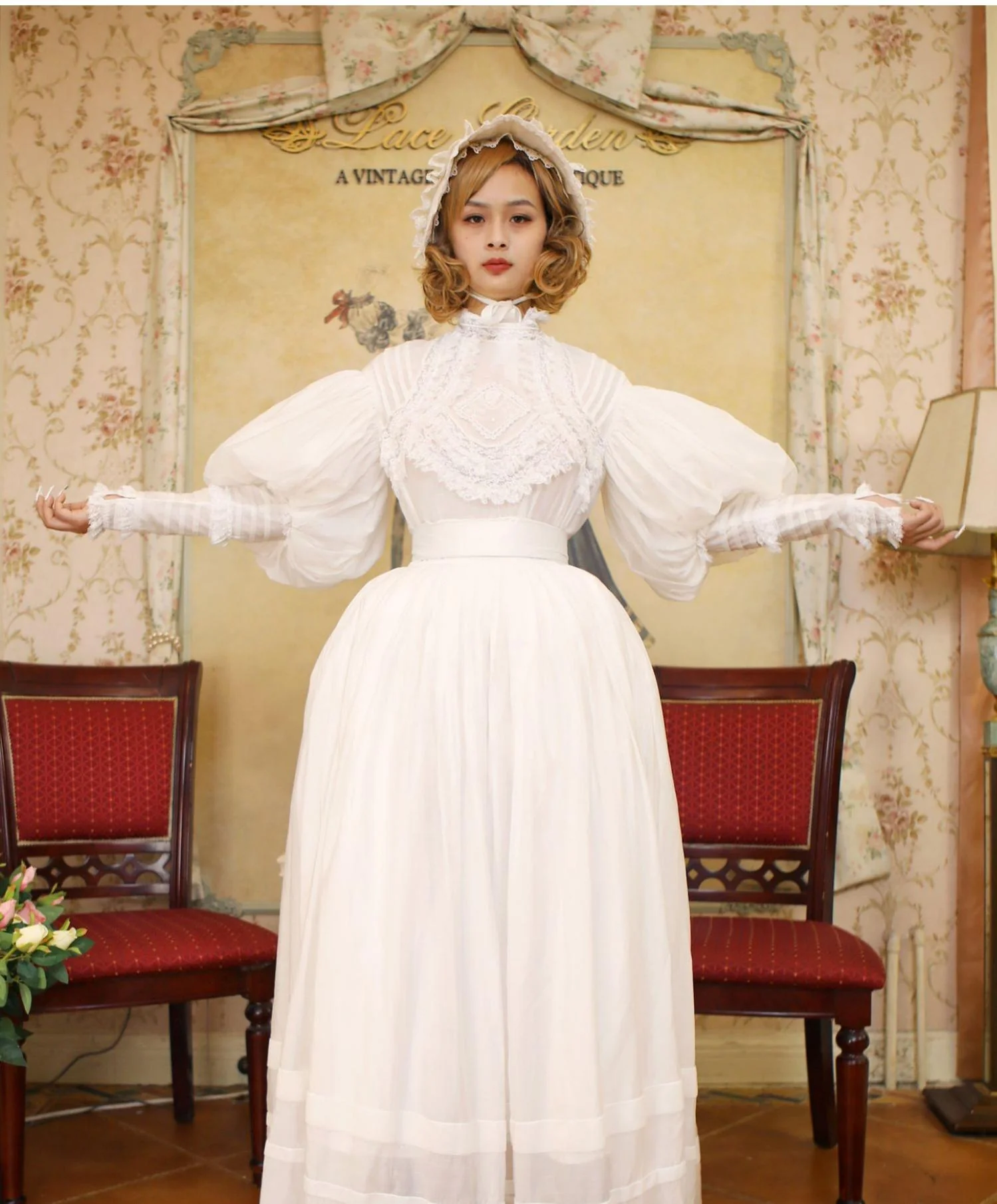 Cool Summer - Vintage Lolita Victorian Shirt - Image 16