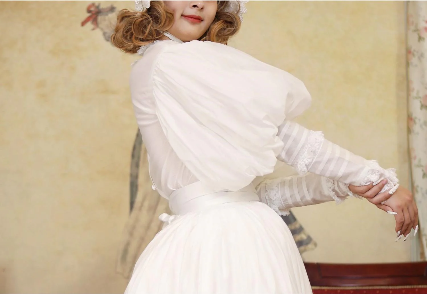 Cool Summer - Vintage Lolita Victorian Shirt - Image 17