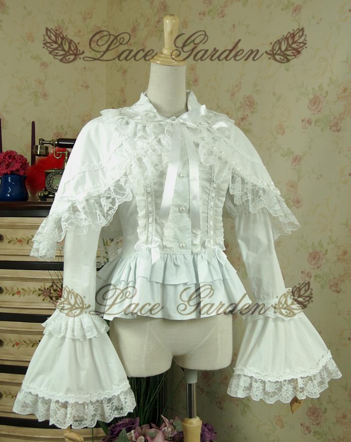 Retro Lolita Princess Winter Shirt - Image 5