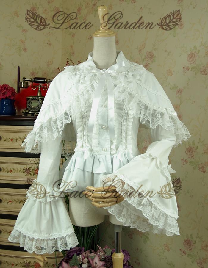 Retro Lolita Princess Winter Shirt - Image 7