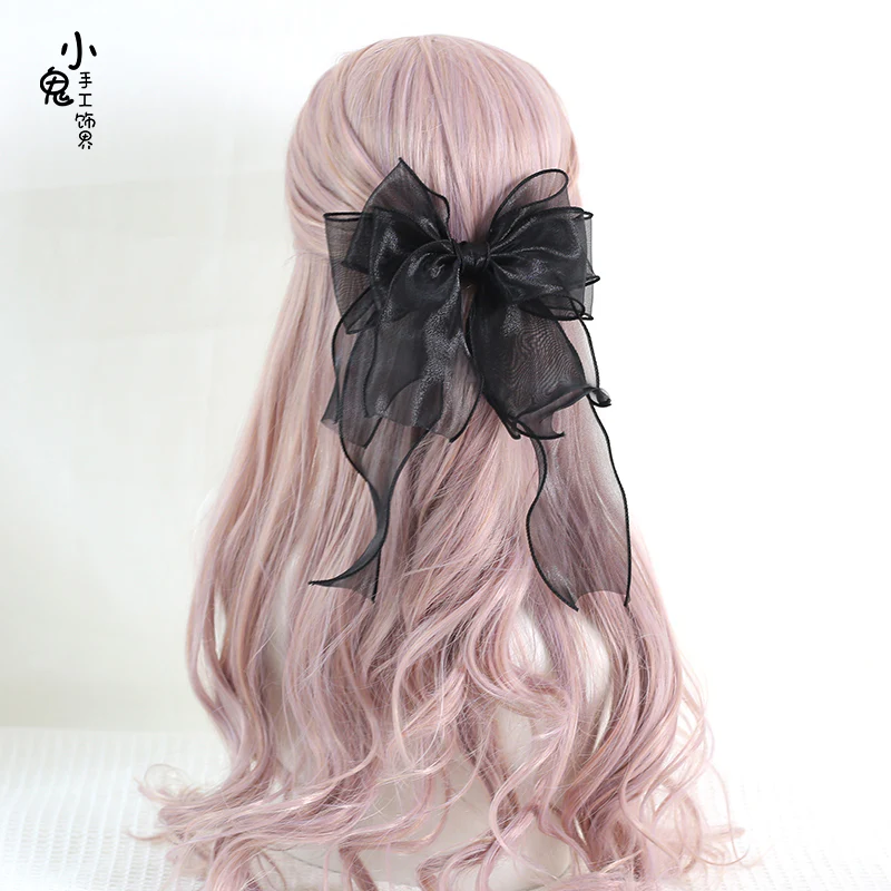 Xiaogui - Large Bowknot Sweet Lolita Headdress - Image 7