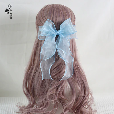 Xiaogui - Large Bowknot Sweet Lolita Headdress - Image 9