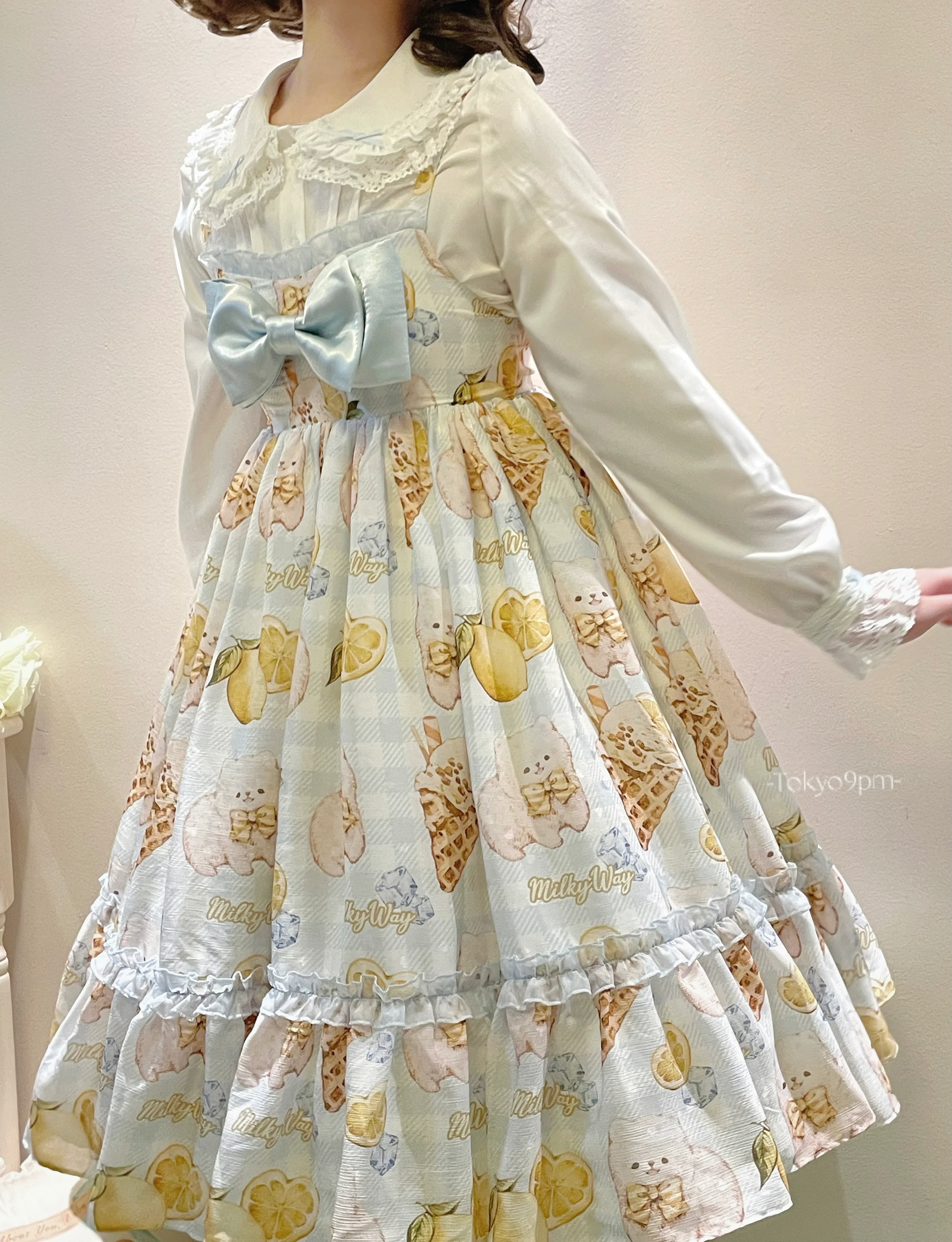 Lemon Puppy Lolita JSK Dress - Image 11