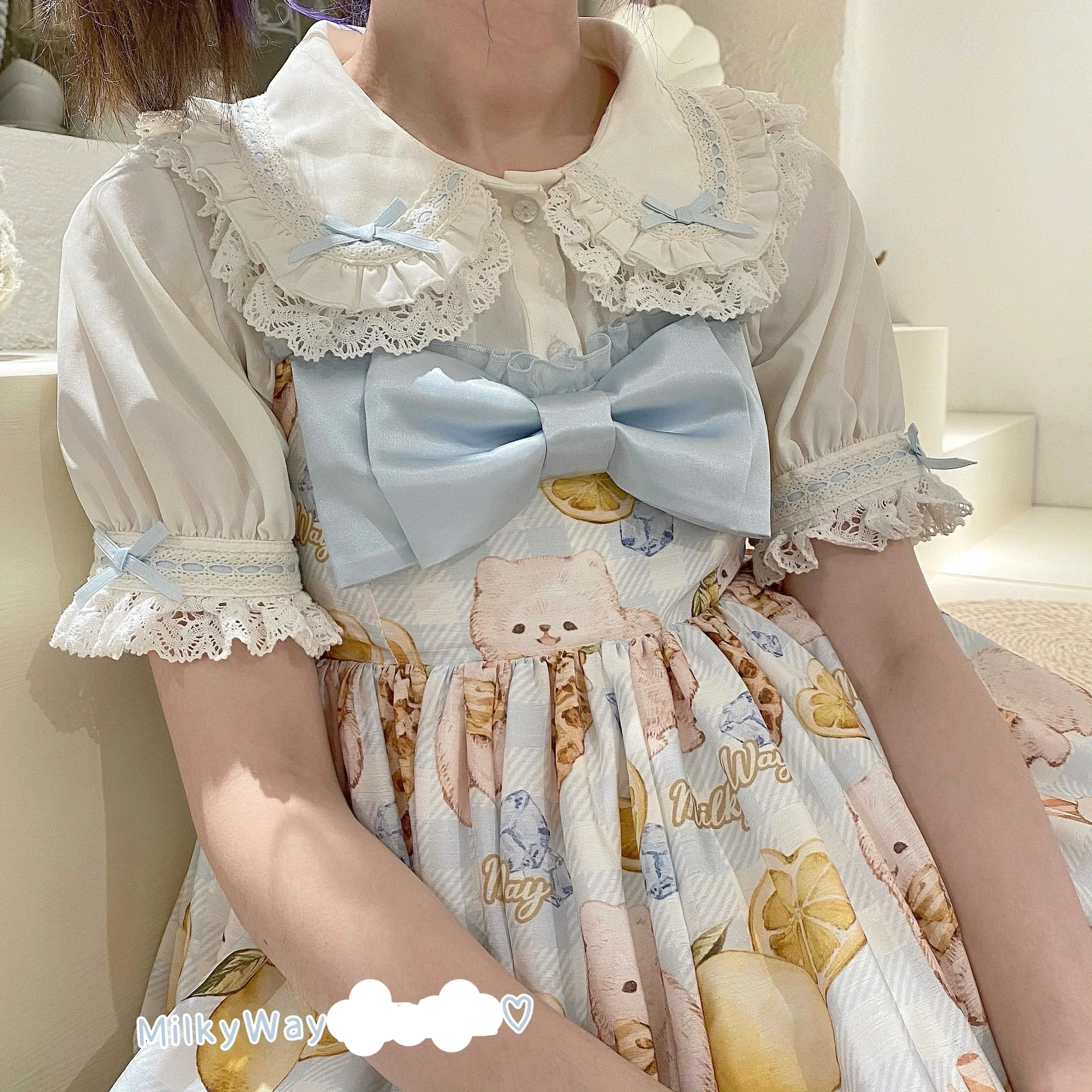 Lemon Puppy Lolita JSK Dress - Image 17