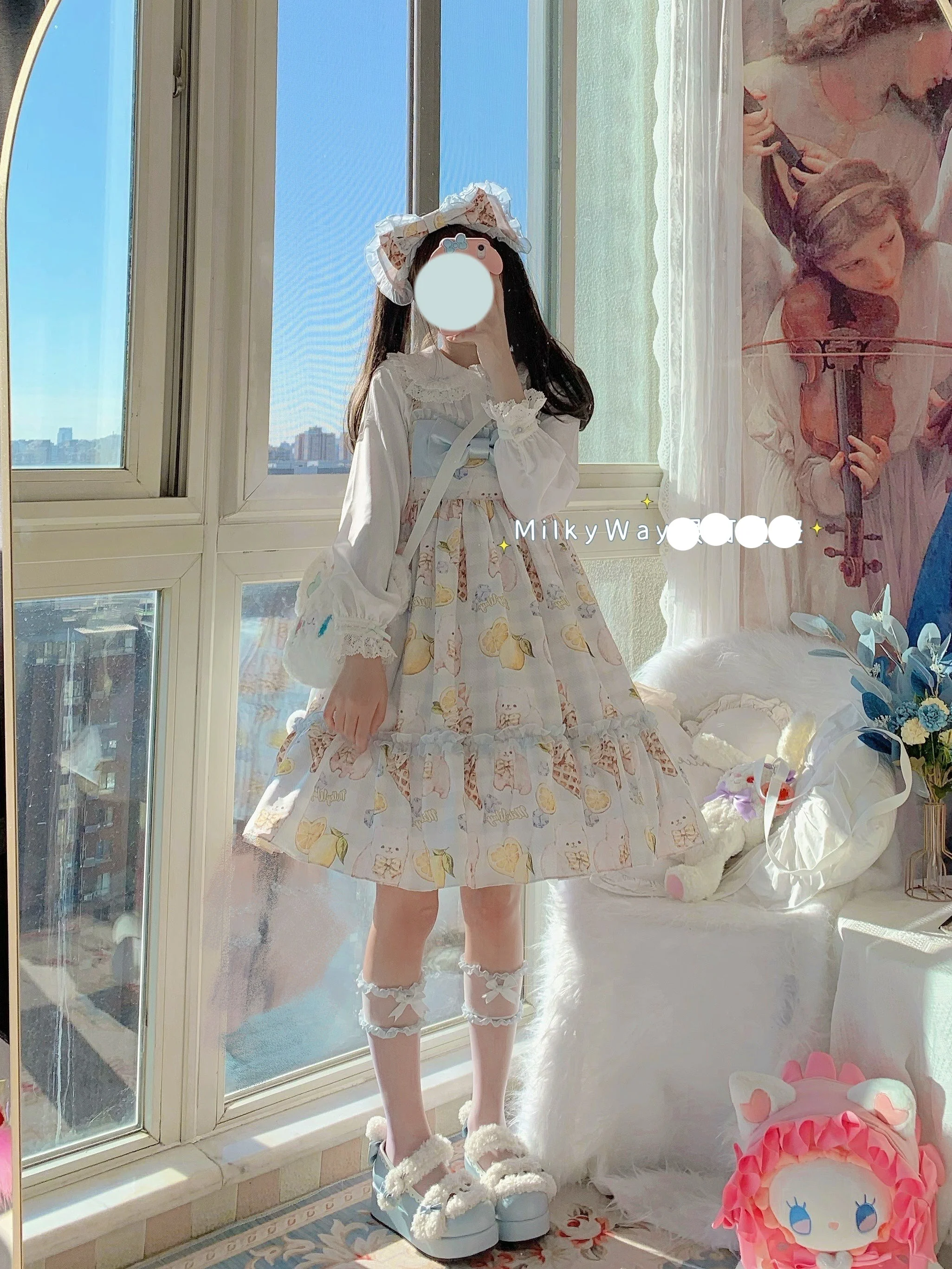Lemon Puppy Lolita JSK Dress - Image 22