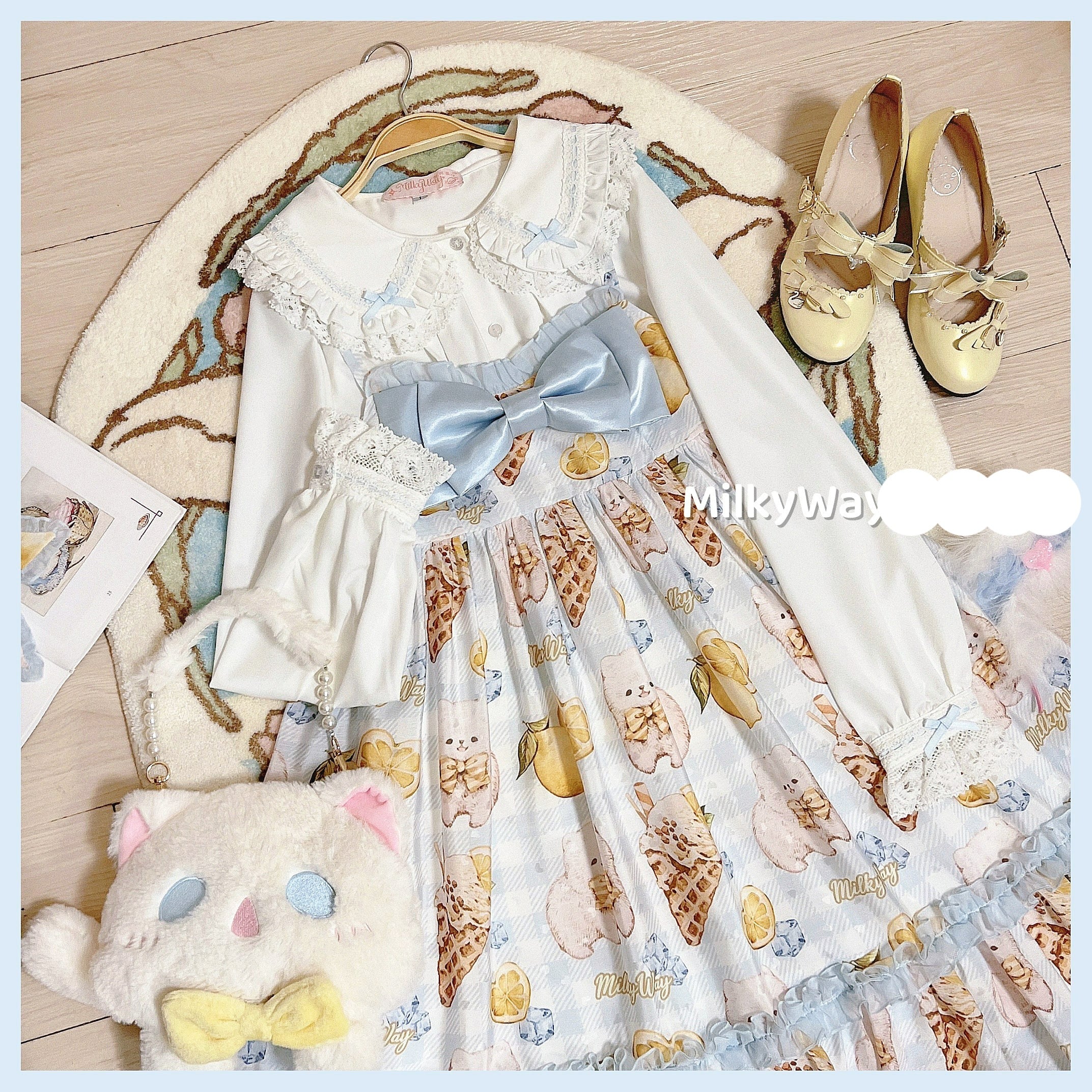 Lemon Puppy Lolita JSK Dress - Image 23