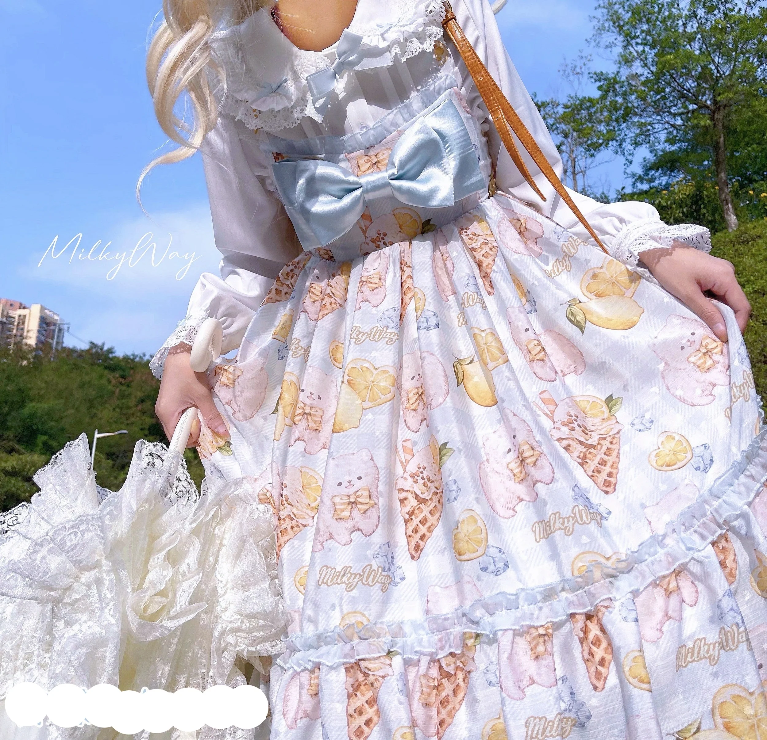 Lemon Puppy Lolita JSK Dress - Image 6