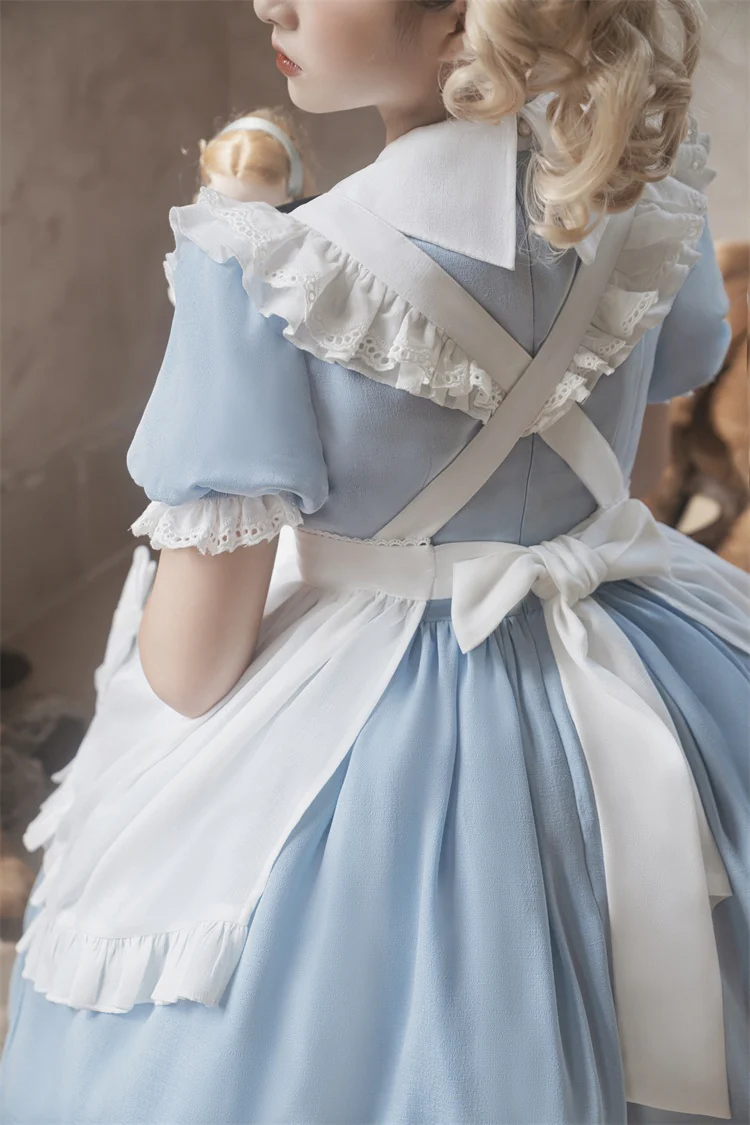 Sweet Alice - Short Sleeves Maid Lolita OP - Image 29