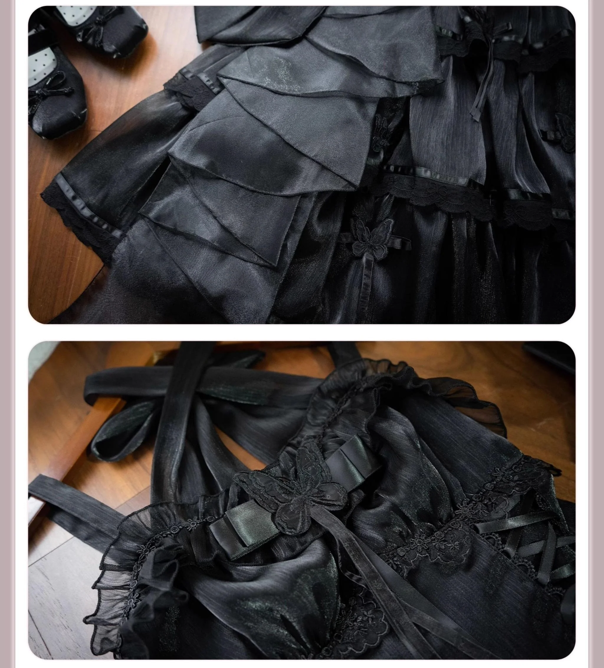MEEKWIND - Miss Flora - Light Bridal Lolita Dress Gauze OP and JSK - Image 15