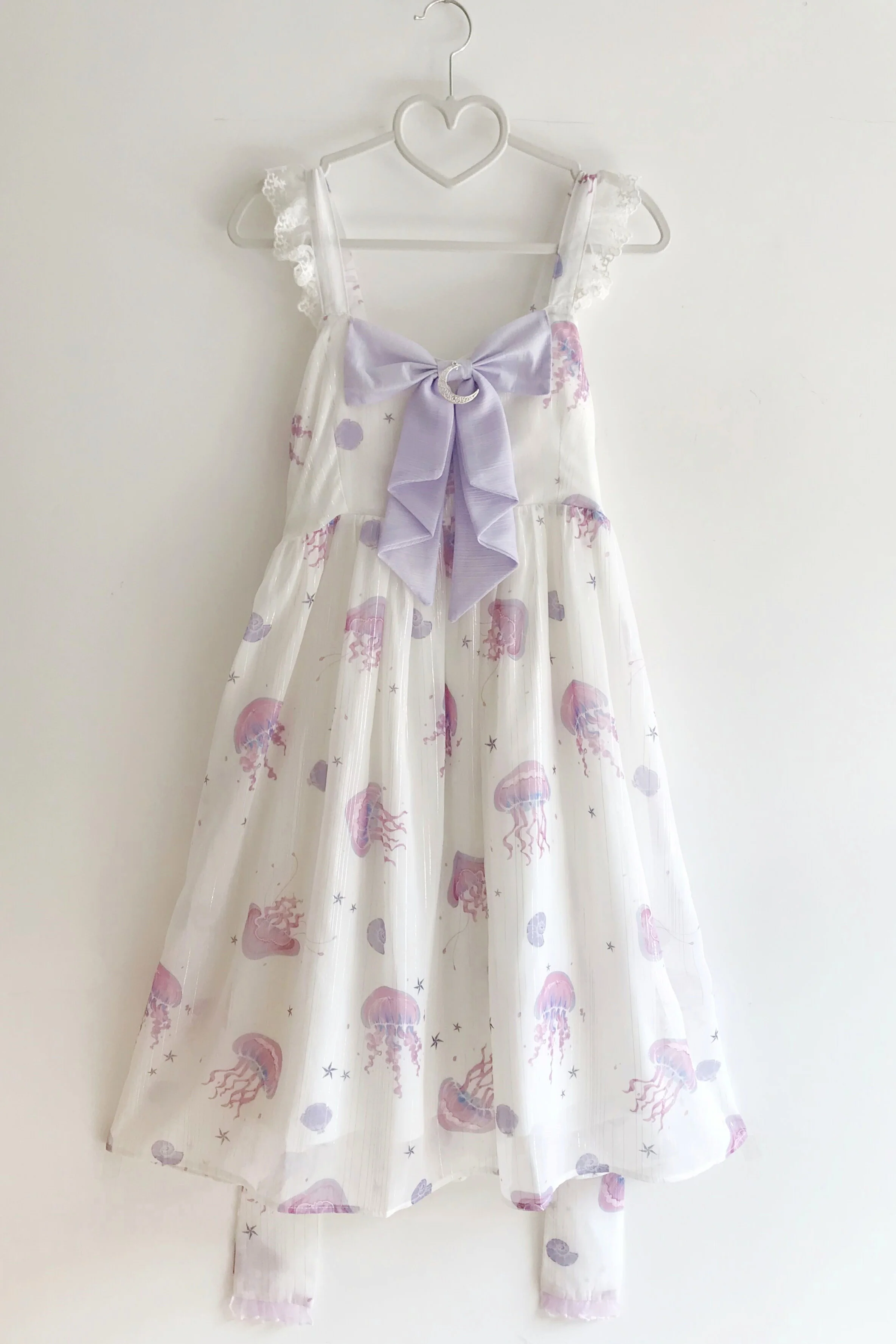 Jellyfish Meteor - Chiffon Fairy Jellyfish Printed Lolita JSK - Image 19