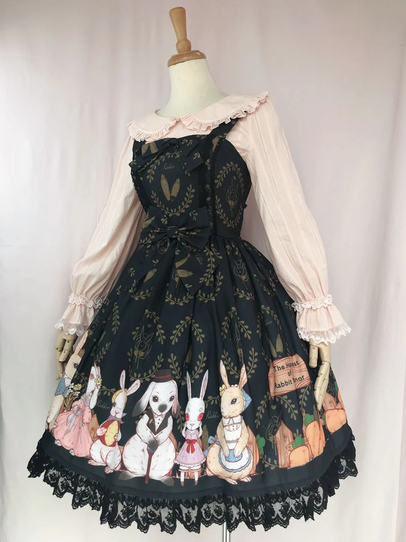 Harvest Time At Rabbit Farm - Lolita JSK Dress - Image 5