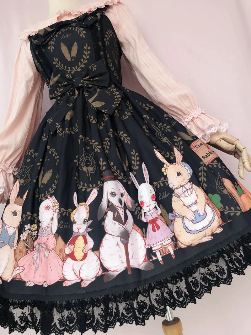 Harvest Time At Rabbit Farm - Lolita JSK Dress - Image 6