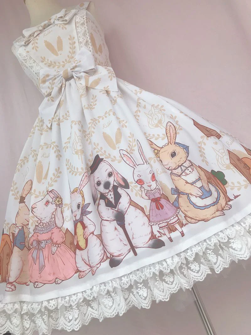 Harvest Time At Rabbit Farm - Lolita JSK Dress - Image 8