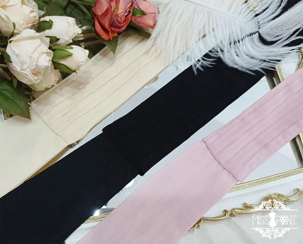 French Rose - Lolita Brooch and Waist Tie - Image 7