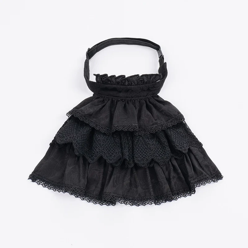 With PUJI - Thorny Night - Gothic Lolita Bust-supporting Skirt With Removable&Adjustable Strap - Image 41