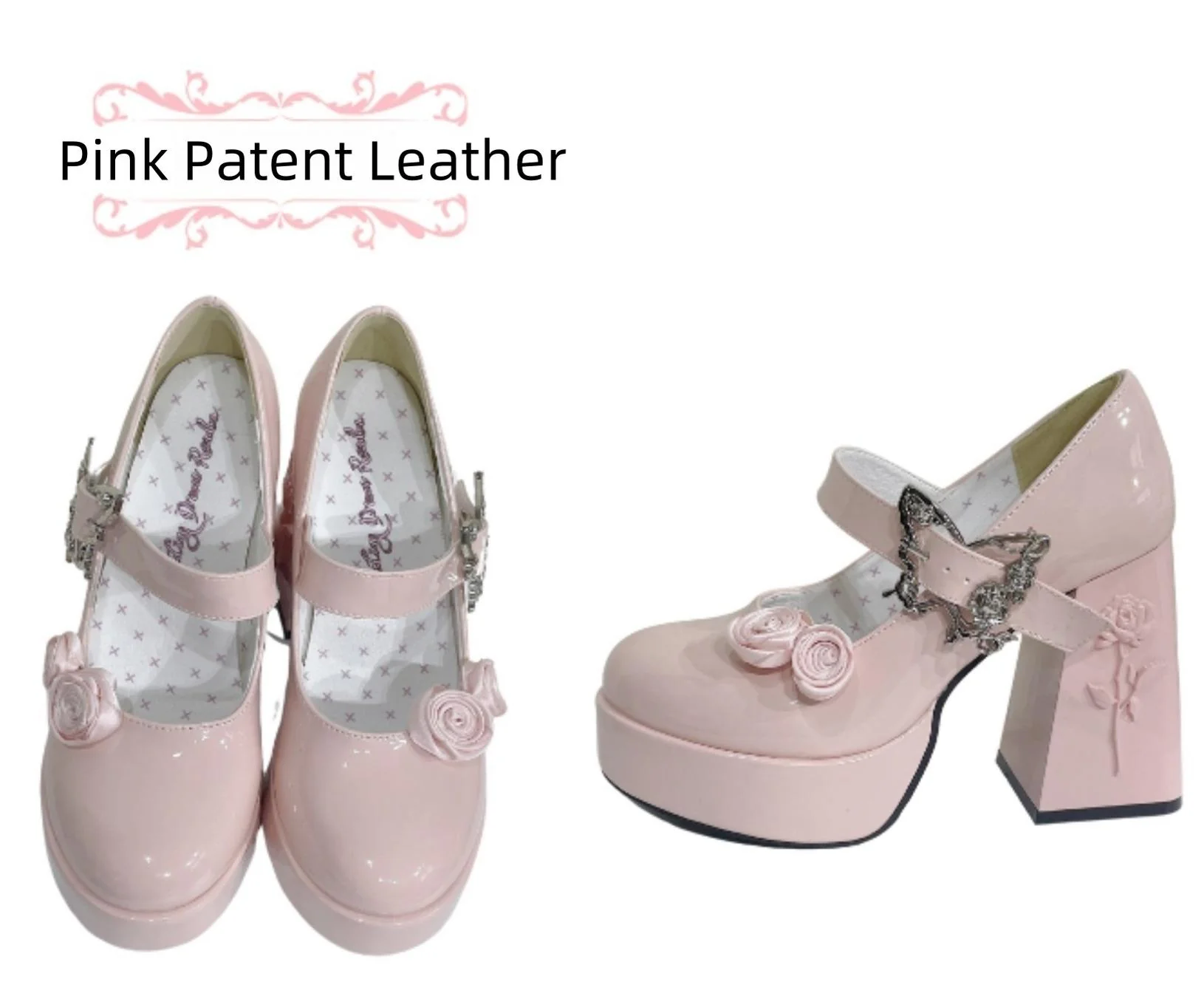 Dreamland - Cyclic Wonders - Elegant Lolita High Platform Shoes with Butterfly and Rose Details - Image 15