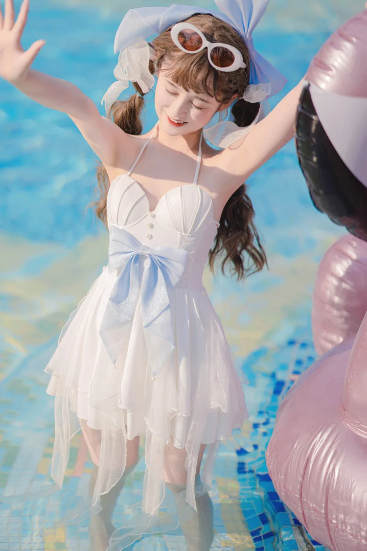 Mermaid of the Sea Moon - Lolita Inspired Swimsuit in Two-piece and One-piece - Image 2